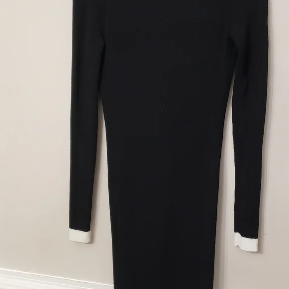 Alice + Olivia Alcina Rib-Knit Sweater Dress - Size XL - Picture 9 of 14